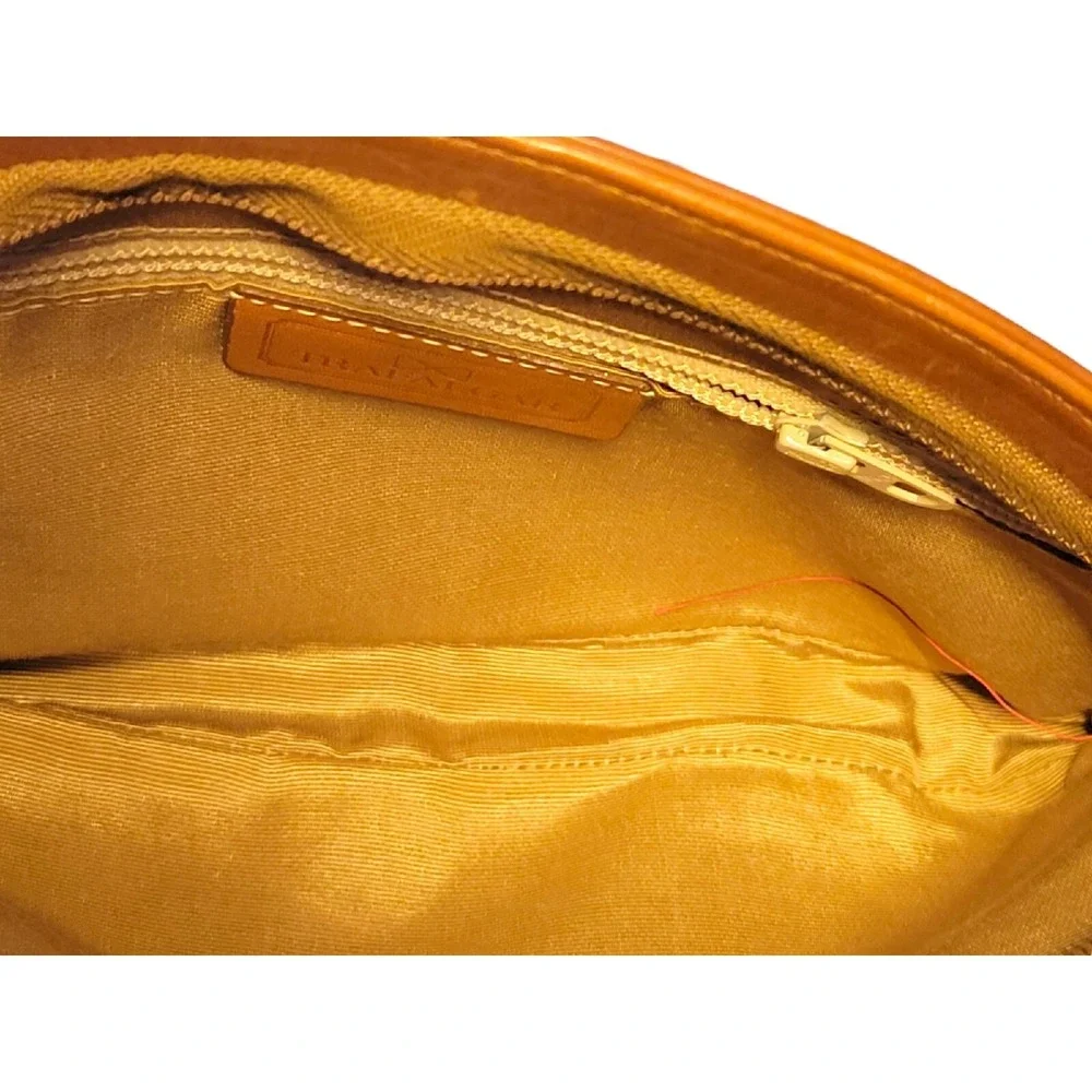 Vintage Trafalgar Preppy Luxe Red‎ Silk Linen Clutch Purse